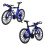 Finger Mountain mini-vélo en alliage modèle bleu 9