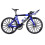 Finger Mountain mini-vélo en alliage modèle bleu 16