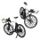 Finger Mountain Modèle de vélo en alliage mini blanc 9
