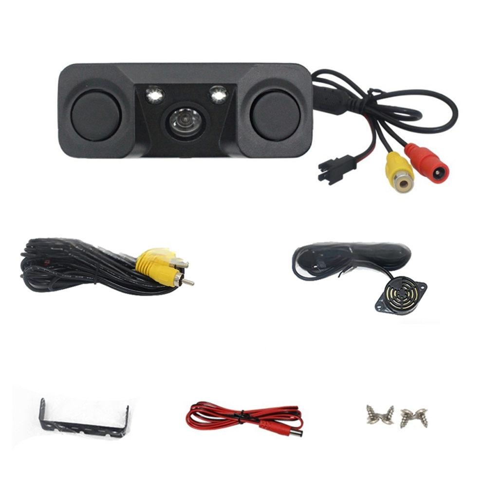 Ccd Car Rear View Camera Parking Radar Detector Se 4853542200157
