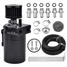 Universal Car Breathe Oil Catch Kit with Air Filte