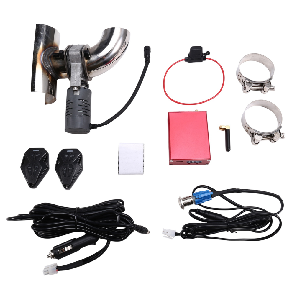 63Mm Car Exhaust Sound Valve System Clamp Pipe Con Light 4853542201765
