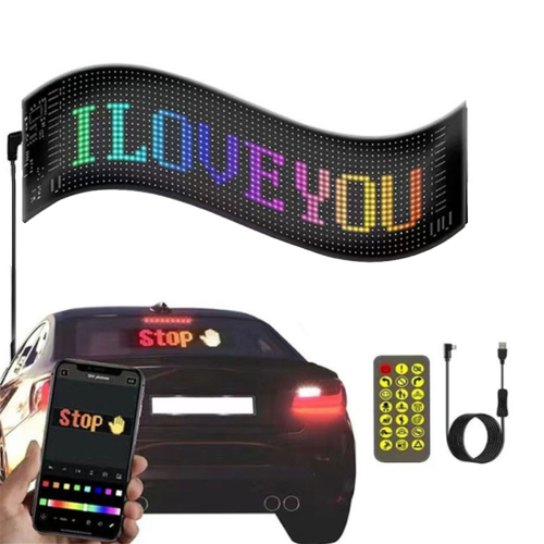 Car LED Logo APP Matrix Pixel Panel Night Light DI 2