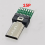 10Pcs Micro-USB Terminal Plug Jack Connector 10Pin 5