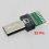 10Pcs Micro-USB Terminal Plug Jack Connector 10Pin 3