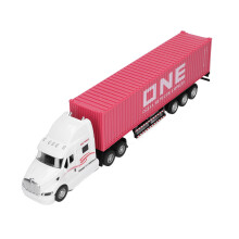 Camion porte-conteneurs Modèle 1:48 rose, 160 mAh, LR44x3
