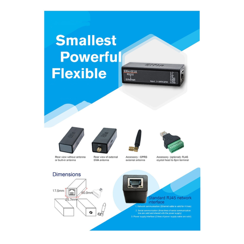 Serial Port RS485 to Ethernet Device IOT Server Mo 2