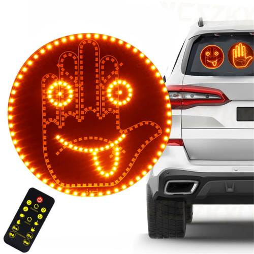 Road Mate Hand, 4 and Gestures Finger Flicker Car 2
