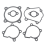 All-Terrain Vehicle Engine Gasket Kit for 600 500 2