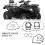 All-Terrain Vehicle Engine Gasket Kit for 600 500 8