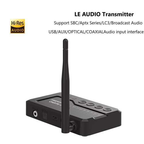 LE Audio Bluetooth 5.3 Transmitter Adapter for TV 2