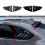 Car Rear Triangular Window Louvers Shutters Blinds 7