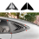 Car Rear Triangular Window Louvers Shutters Blinds 3