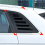 Car Rear Triangular Window Louvers Shutters Blinds 7