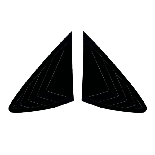 Car Rear Triangular Window Louvers Shutters Blinds