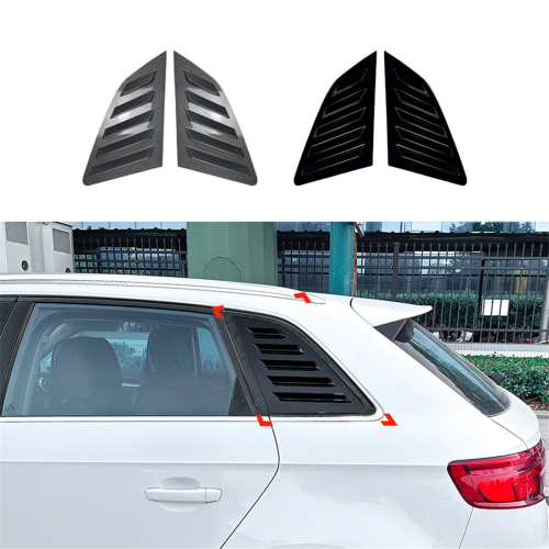 Car Rear Triangular Window Louvers Shutters Blinds 2