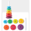 Rainbow Circle Stacker Montessoritoy is Suitable f 6