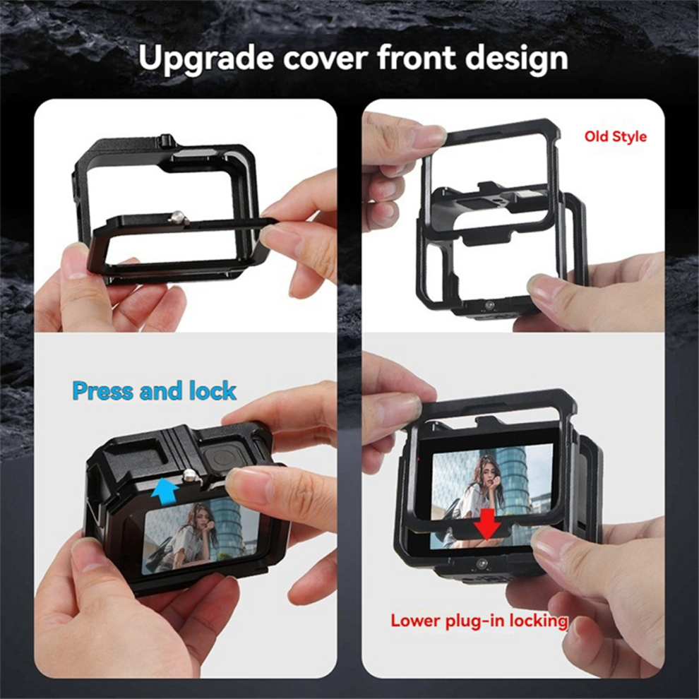 Magnetic Camera Cage Quick Release With Cold Shoe 4853593078514