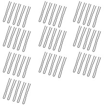 50 Pcs Waved U-shaped Hairclips Bobby Pin Barrette Salon Grip Hair Clip Hairpin