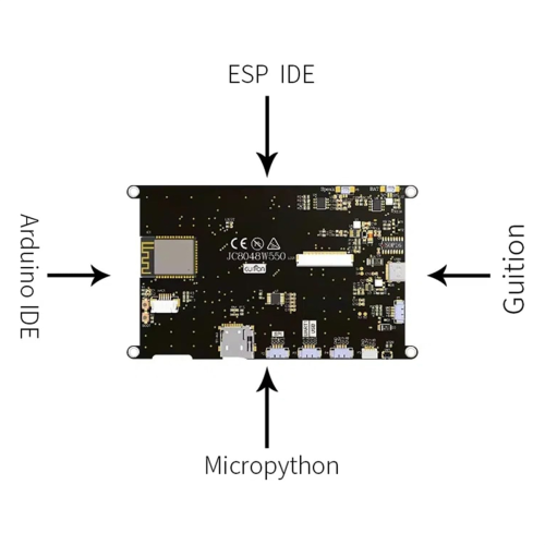 ESP32S3 8M PSRAM 16M Flash 5-Inch IPS 800 X 480 Hi 2
