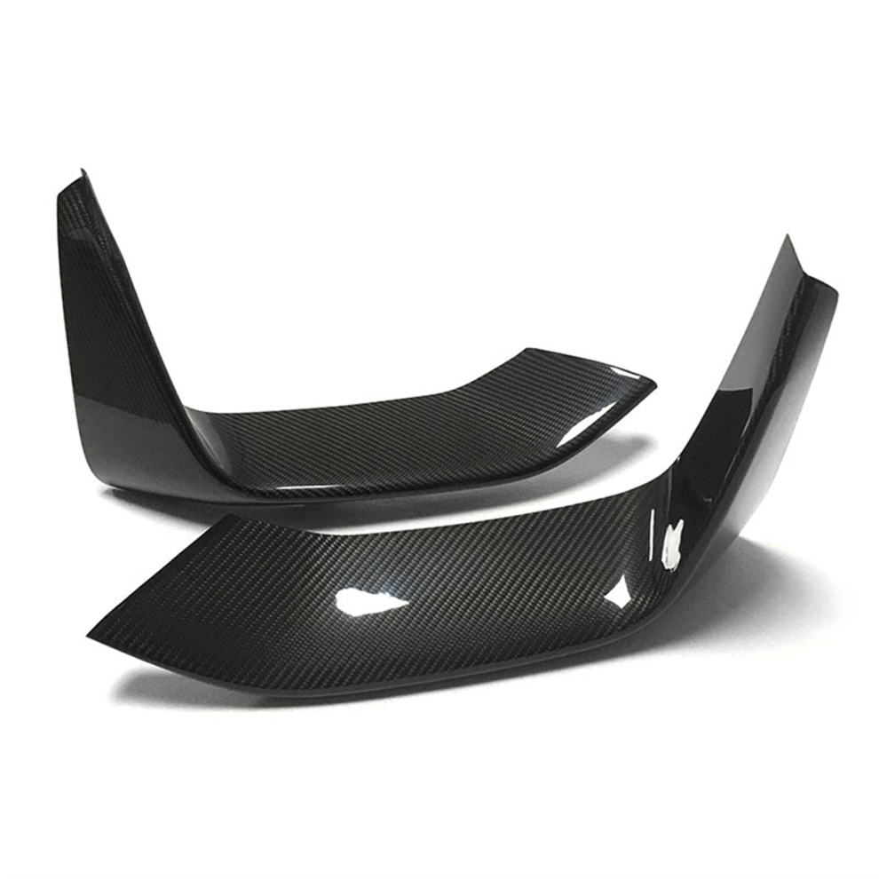 2Pcs Car Front Bumper Spoiler Carbon Fiber For M3 4853593097515
