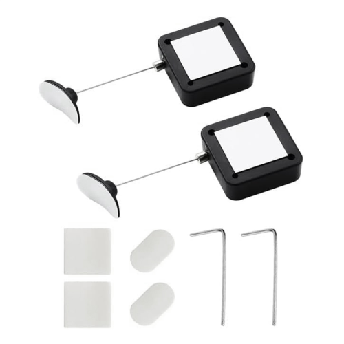 Retractable Remote Control Tethers, Cable Lock , 6 2