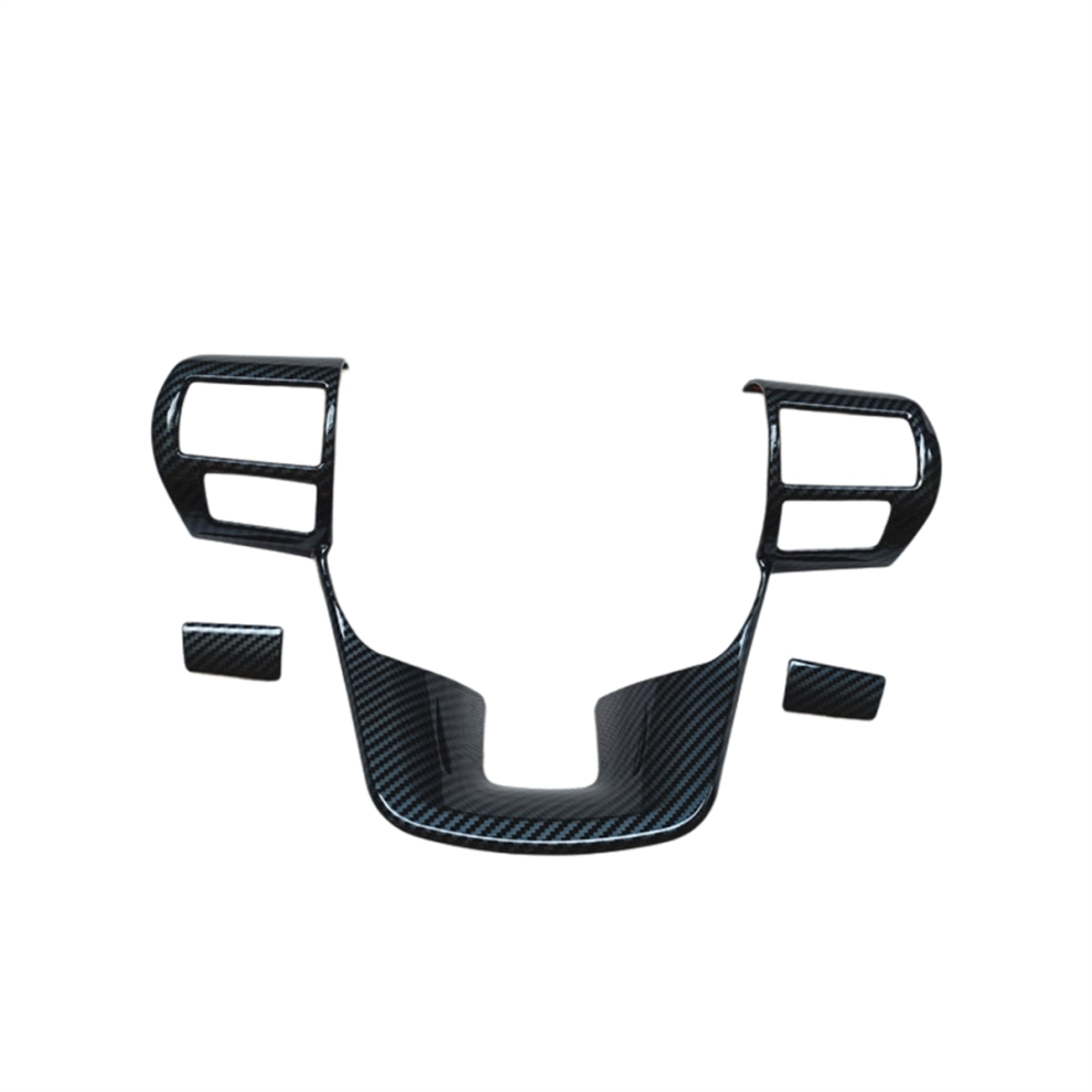 Car Steering Wheel Trim Sticker Carbon Fiber Inter 4853593012969