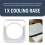 For 2024 Mini Cooling Base Anti-Slip Dustproof 3D 6