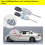 1Pair Front Door Lock Locking Cylinder+ 2 Keys for 3