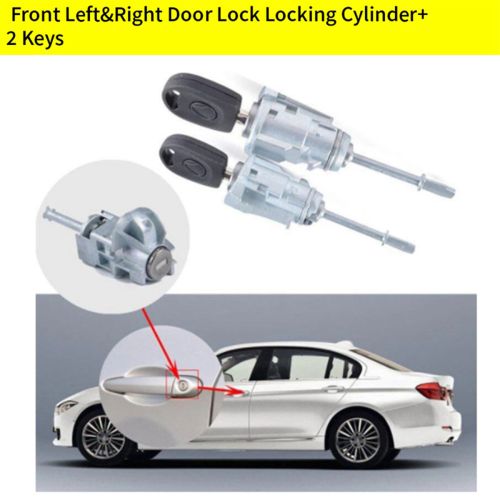 1Pair Front Door Lock Locking Cylinder+ 2 Keys for 2