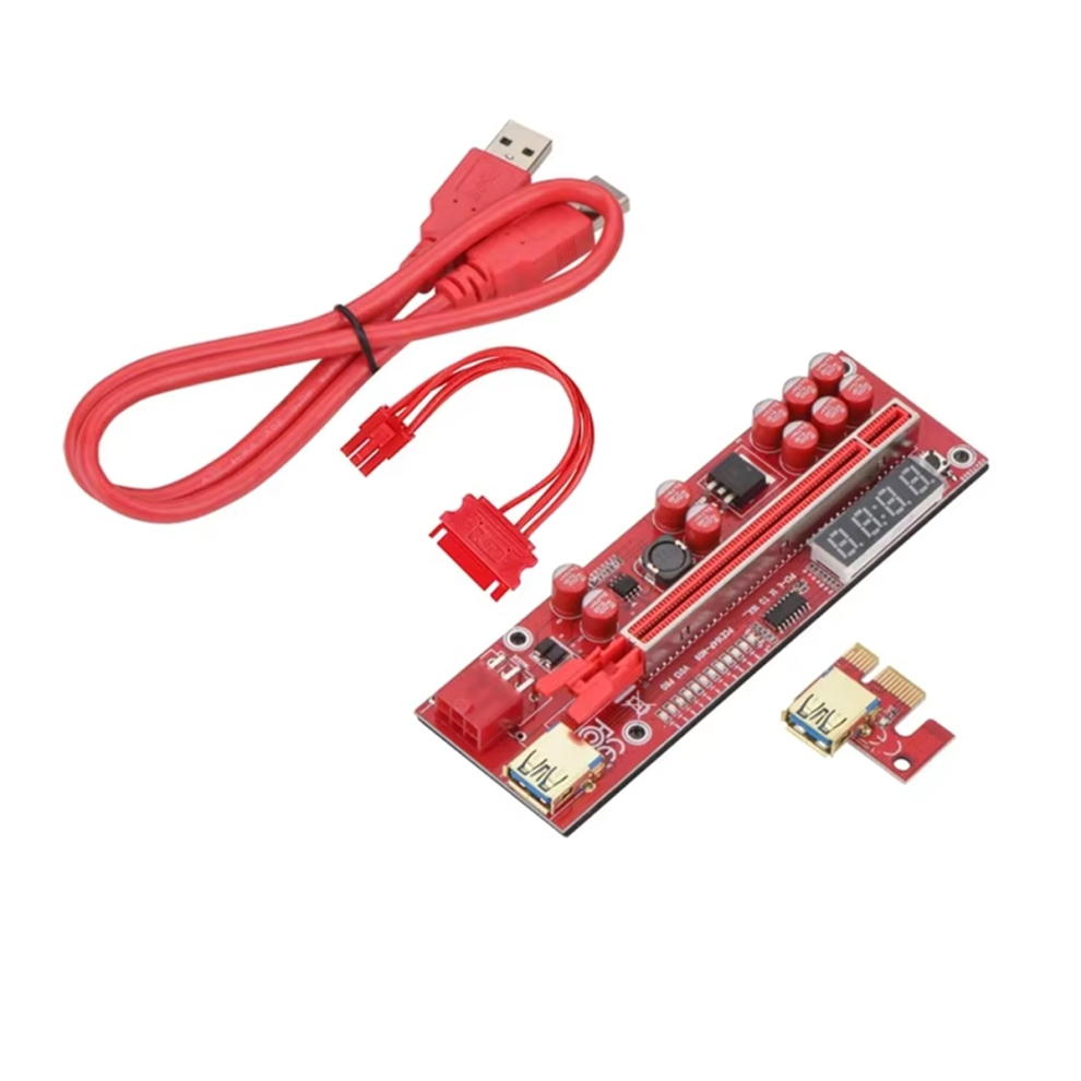 Pcie Riser 013 Pro Pci Express X16 6Pin Usb 3.0 Le 4853593024399