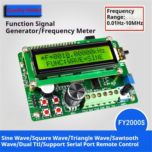 FY2010S 10MHz DDS Function Signal Generator 2-Way 2