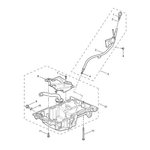 12601240 Car Engine Oil Pan for Regal Cobalt Terra 2