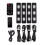 4pcs Car Interior LED Multicolor RGB Strip Light D 2
