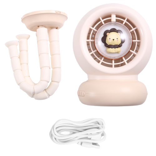 Portable Baby Stroller Fan with Clip,USB Rechargea 1