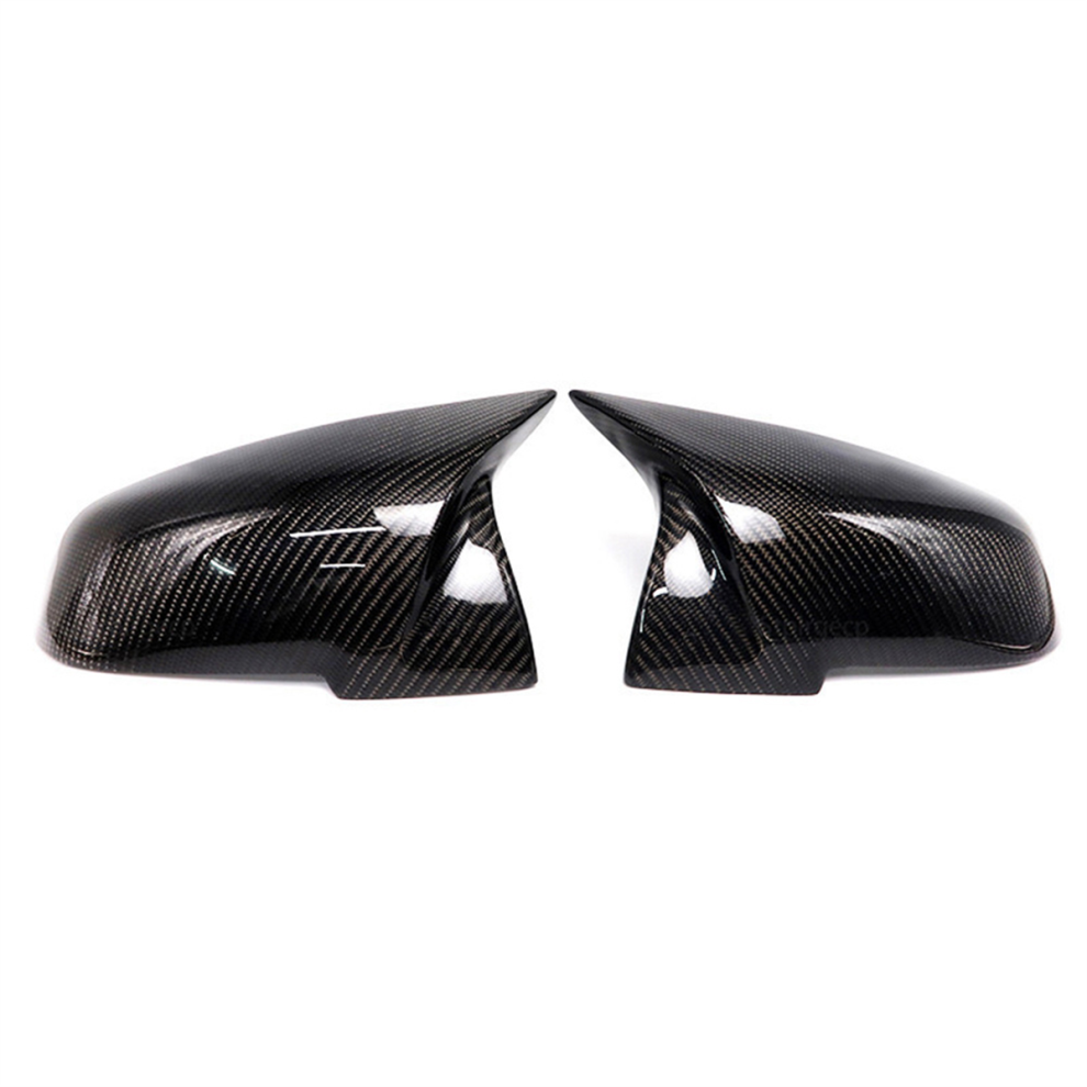 Car Rearview Mirror Cover Carbon Fiber Material Fo Light 4853593038112