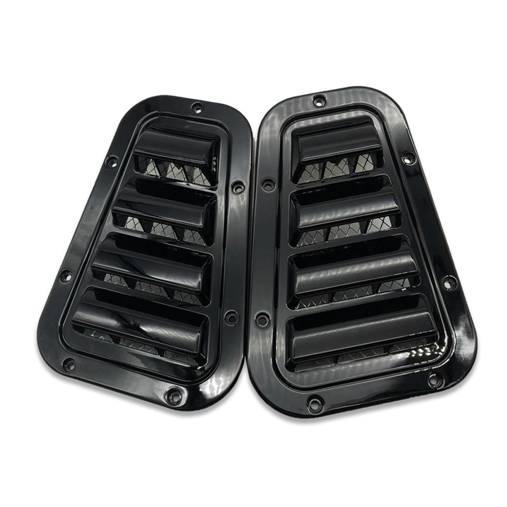 1 Pair Front Hood Side Trim Cover Vent Intake Snow 4853593041365