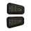 1 Pair Front Hood Side Trim Cover Vent Intake Snow 4