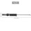 Brake Pad Detection Pen Scale Thickness Gauge for 5