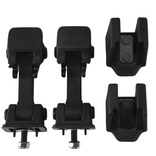 Hood Latch Lock Catch Kit for TJ 2007-2016 Black 2