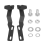 LED Light Pod Metal Hood Mount Bracket Kit/Ditch B 4