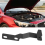 LED Light Pod Metal Hood Mount Bracket Kit/Ditch B 6