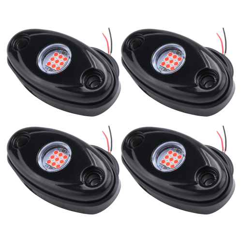 4 Pods LED Rock Lights Kit Waterproof Underglow Ne 1