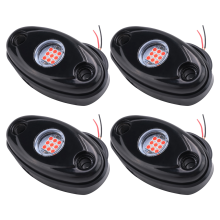 4 Pods LED Rock Light Kit mit wasserdichter Hintergrundbeleuchtung Ne