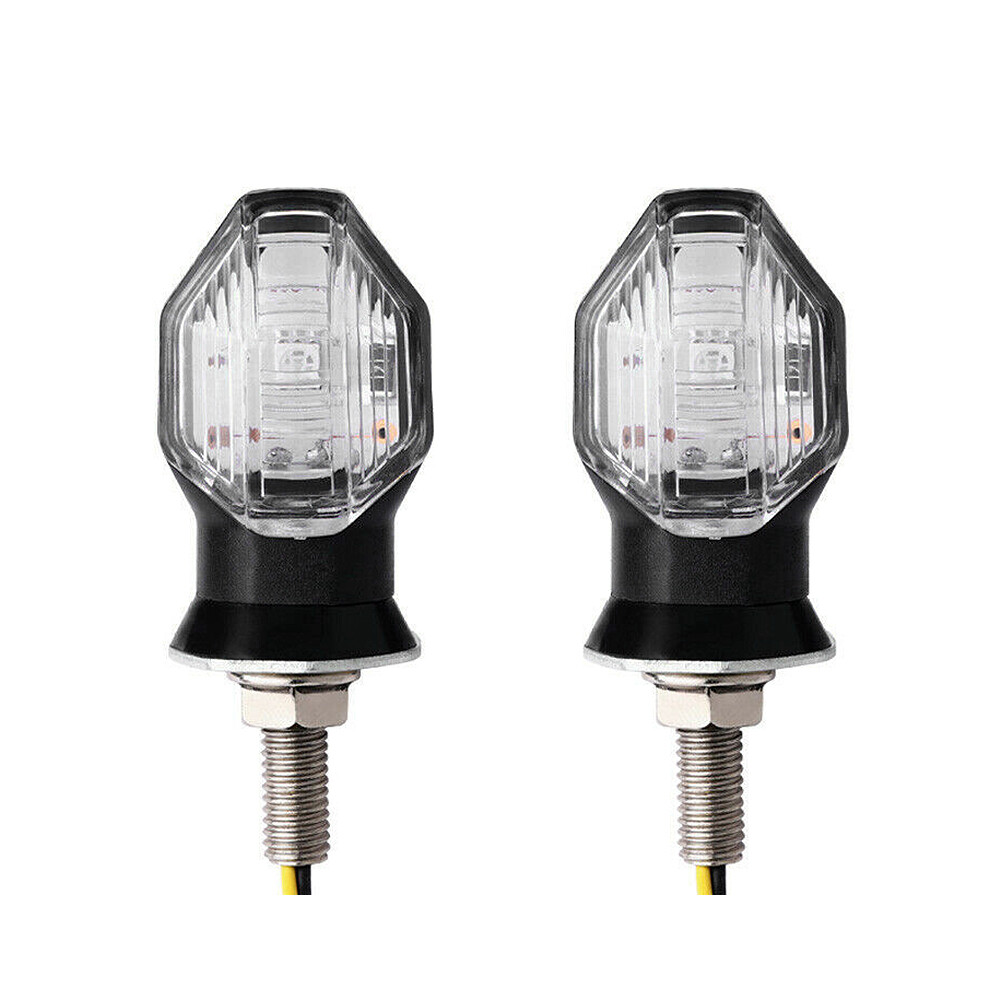 2Pcs Universal Motorcycle Turn Signal Indicator Li Light 4853593056949