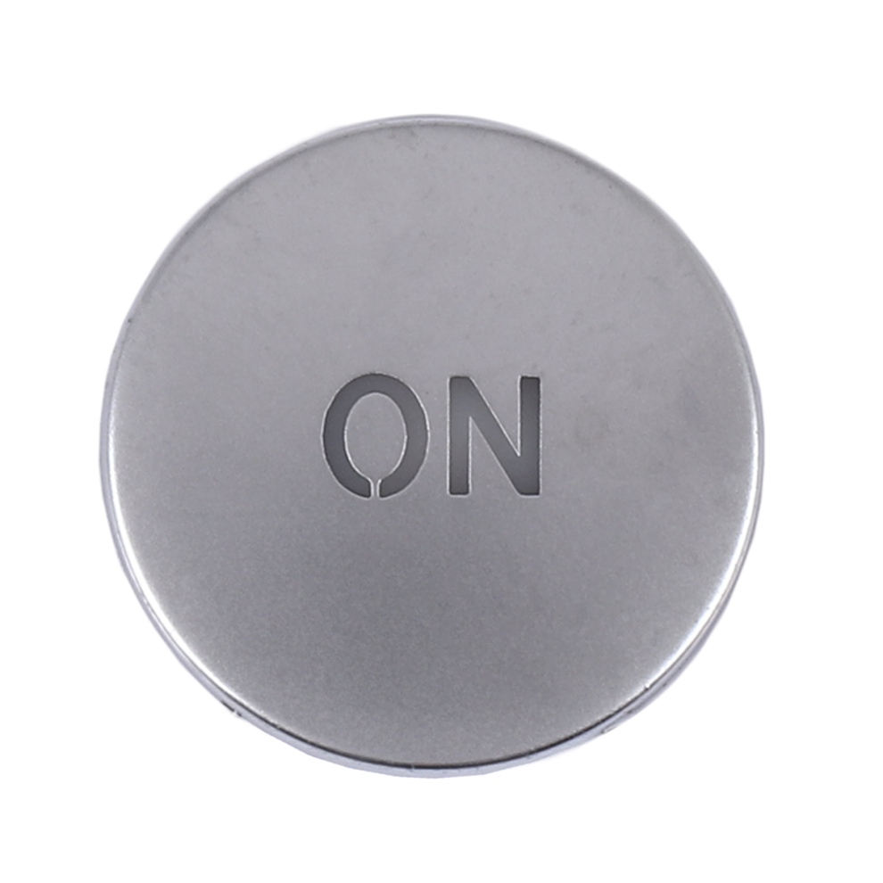 Car Console Volume Multimedia Switch Button Cover Silver 4853593058912