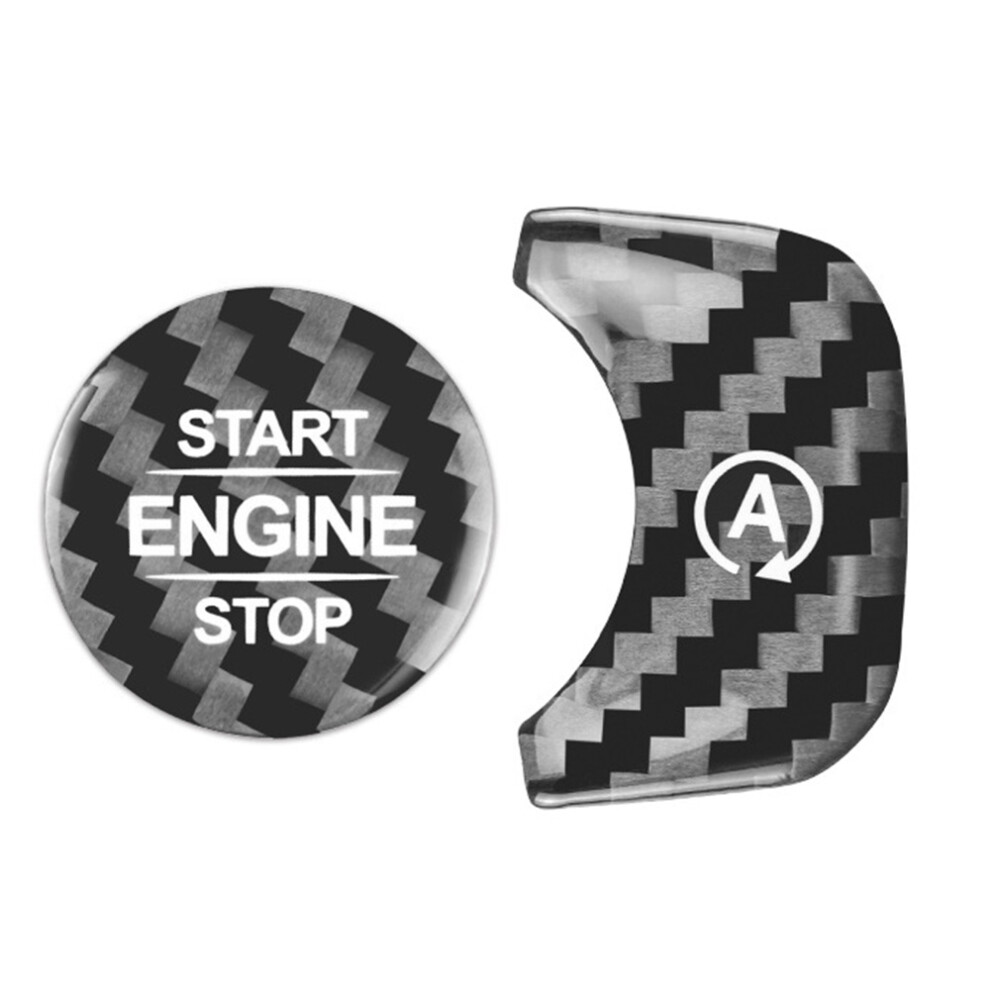 Carbon Fiber Car Engine Start Stop Button A Sticke 4853593063688