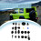 650 stücke Auto Fastener Clips Gemischt Auto Tür Clamp Tri 3