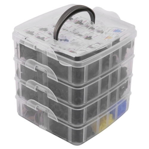 650 stücke Auto Fastener Clips Gemischt Auto Tür Clamp Tri