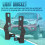 LED Light Pod Metal Hood Mount Bracket Kit/Ditch B 7